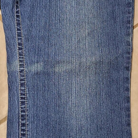 Roz & Ali Plus Wide Leg Jeans Decorative Pocket 18 - Picture 5 of 5